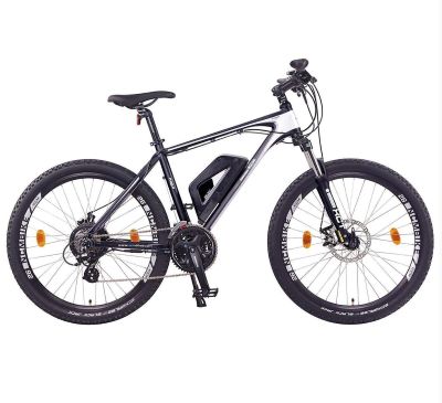 E-BIKE NCM Prague – Black in colour with some silver, Size 26</q>.  S/N CA101MD6J0261.
