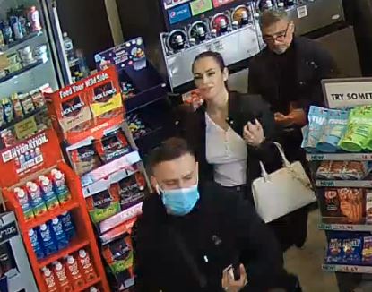 Photo of two male and one female suspect