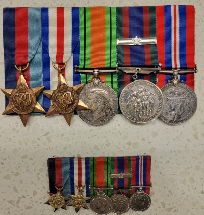 World War 2 medal board 