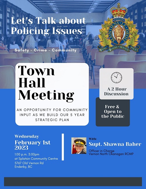 town hall meeting poster