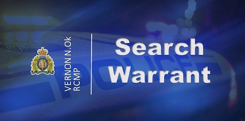 stock image blue background search warrant in text